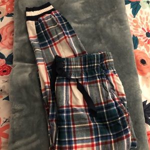 Aerie Plaid Joggers